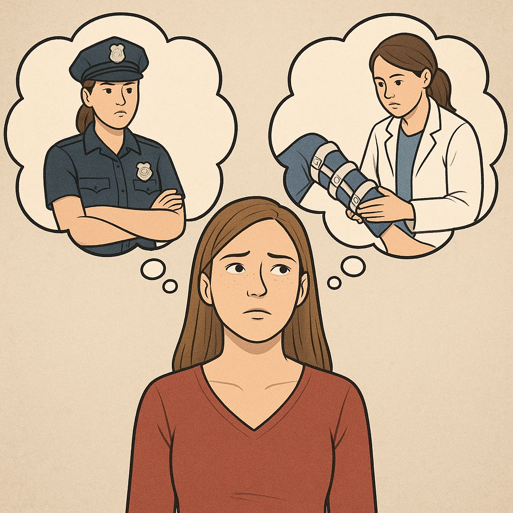 a girl who is debating a girl who is debating