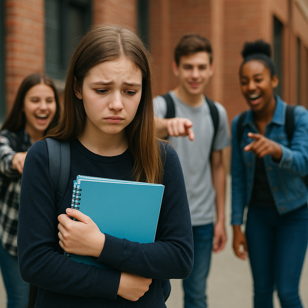 girl being bullied