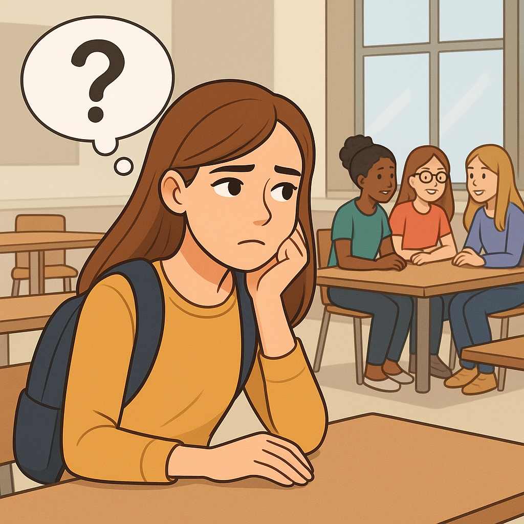 girl don't know where to sit