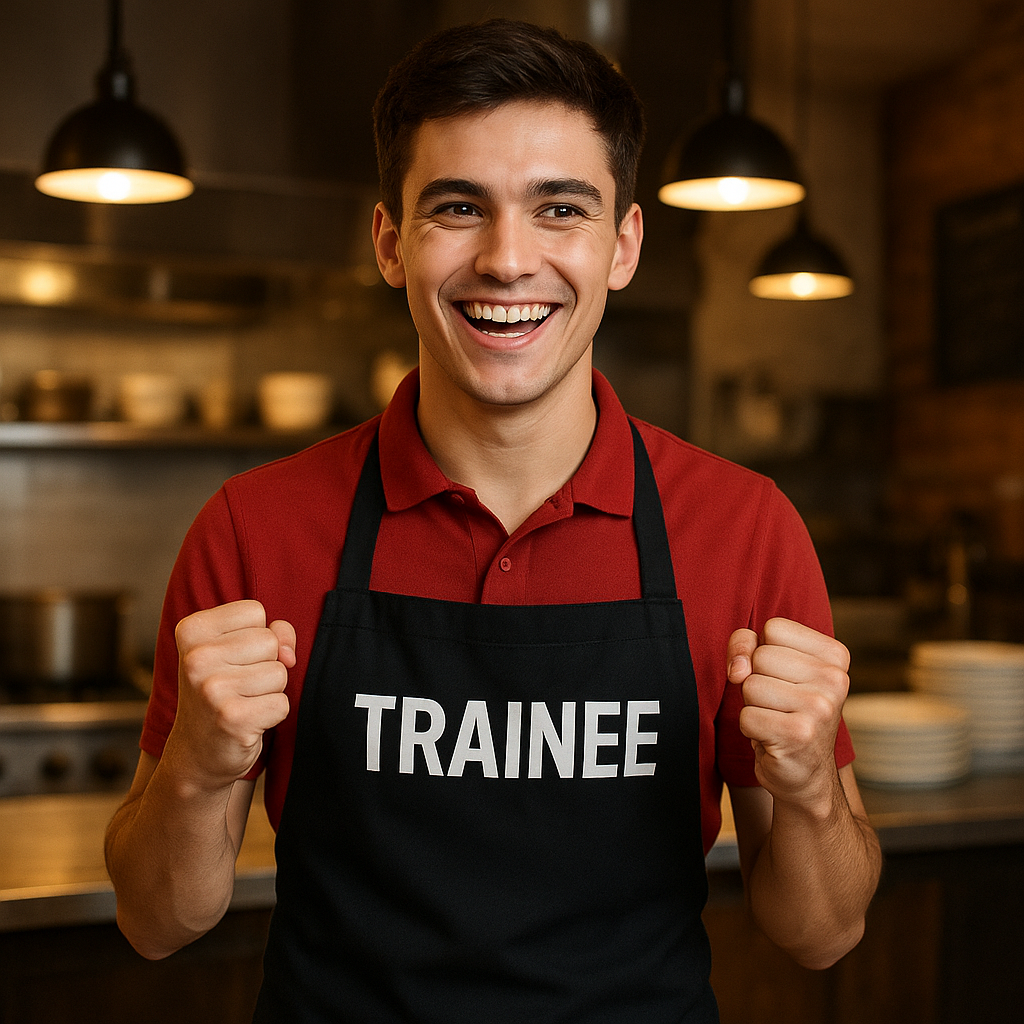 OJT in a restaurant