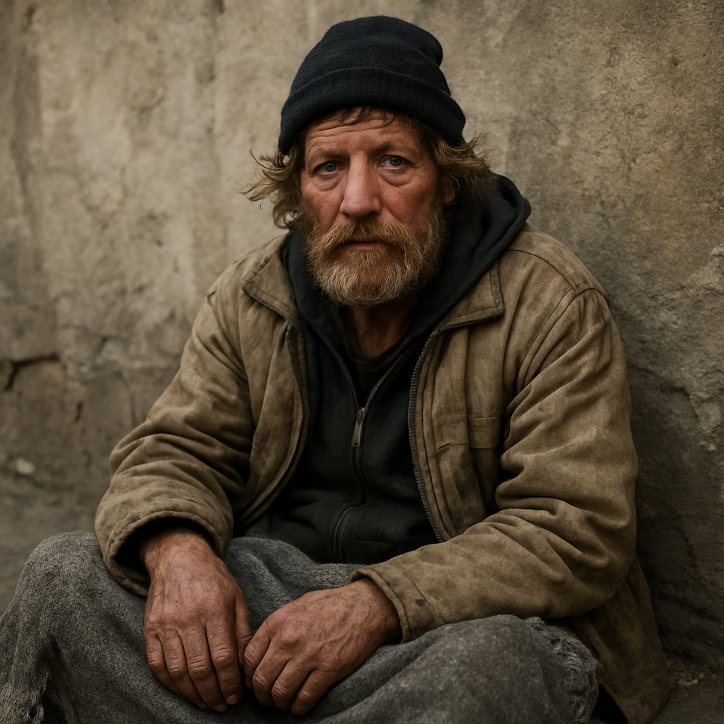 guy that is homeless