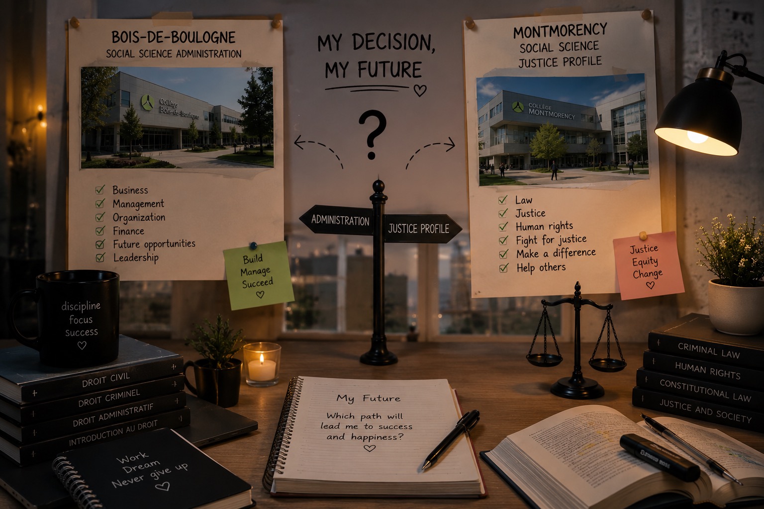 Hesitating between Colleges 