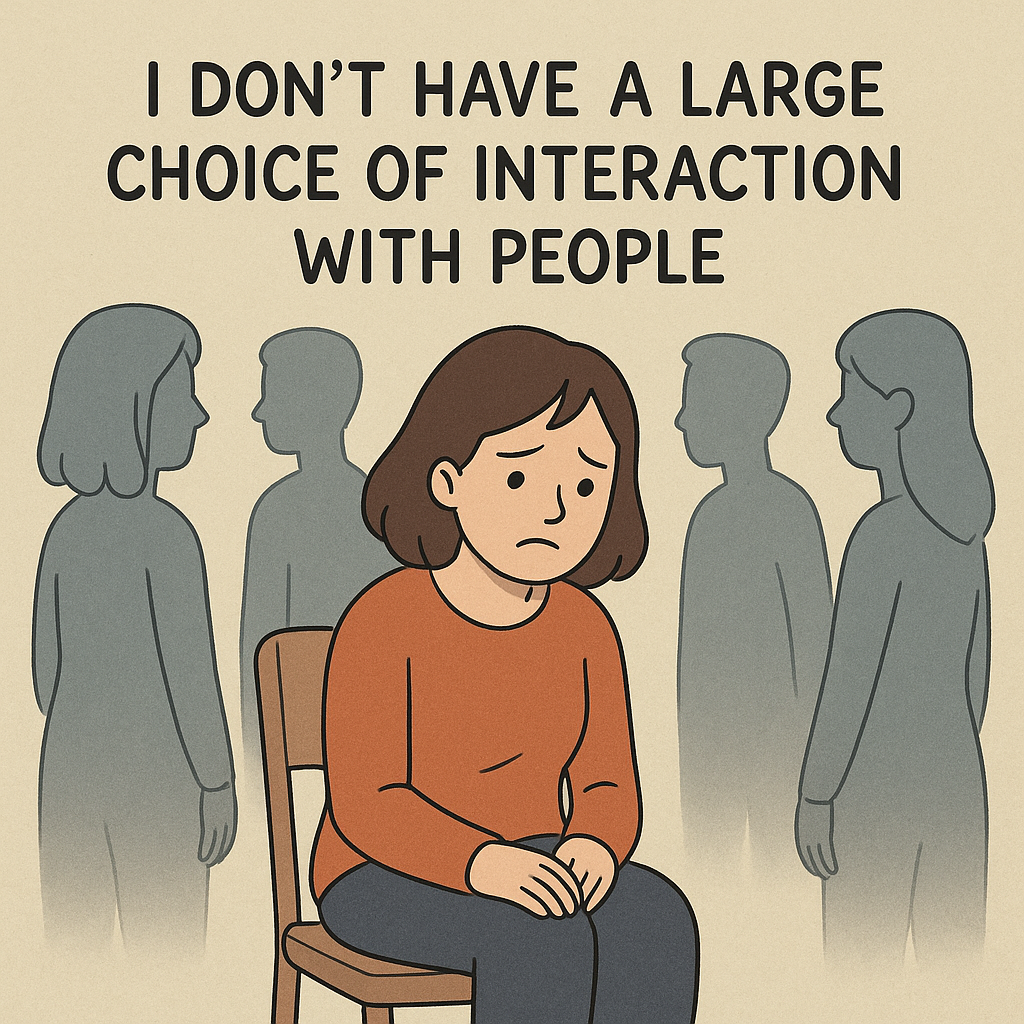 Don't have large choice