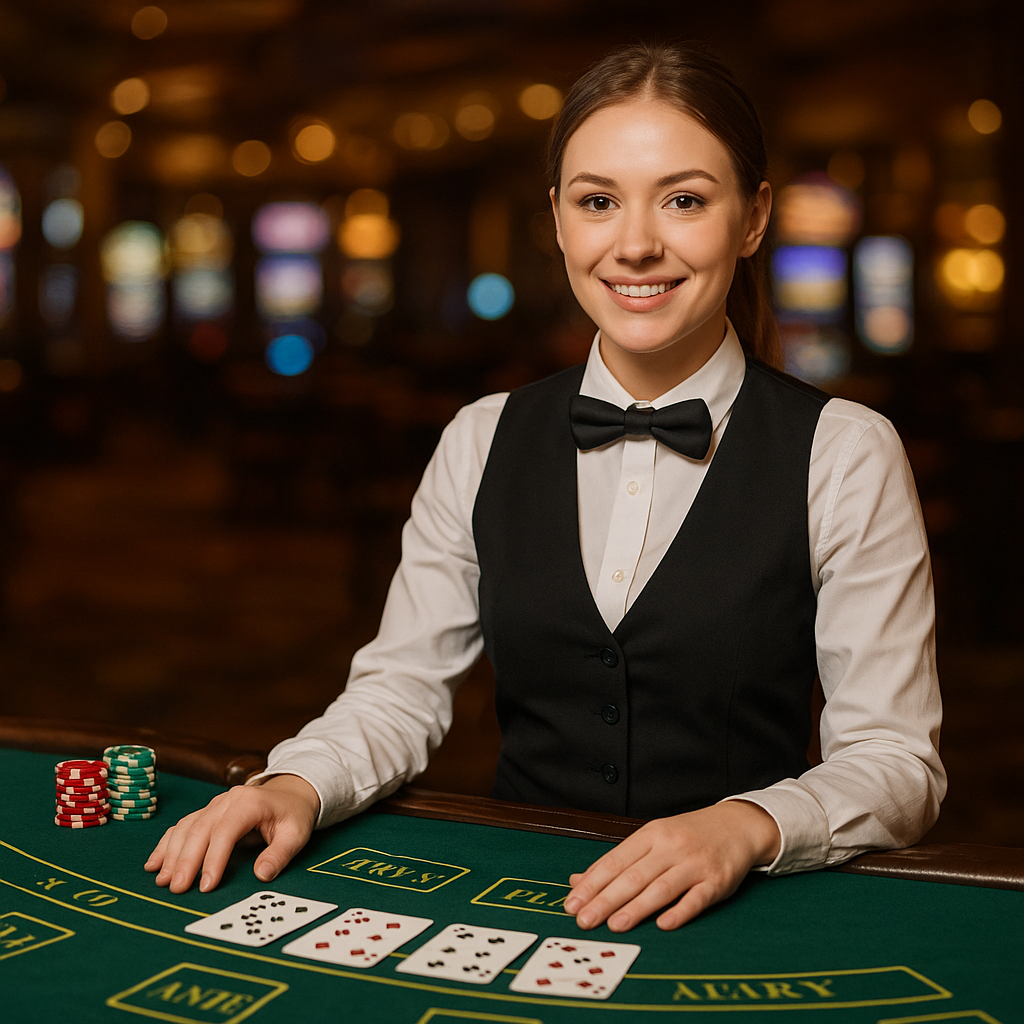 A worker at the casino.
