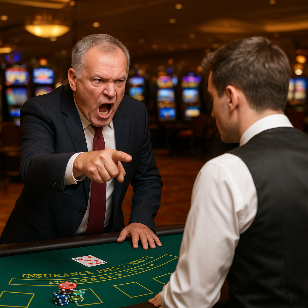 The boss firing the employee.
