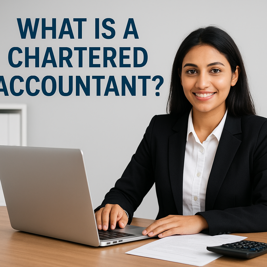 An accountant working.