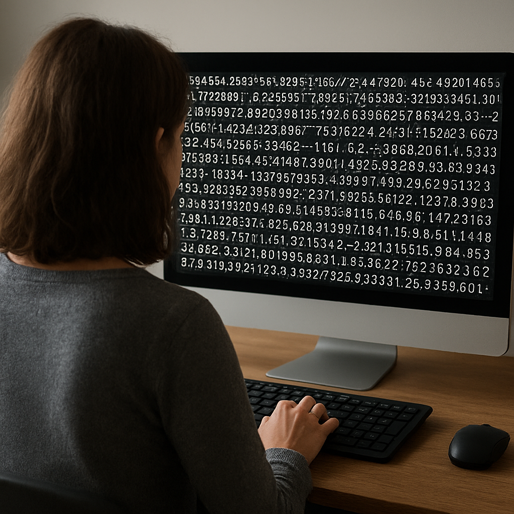 Woman working in administration and management