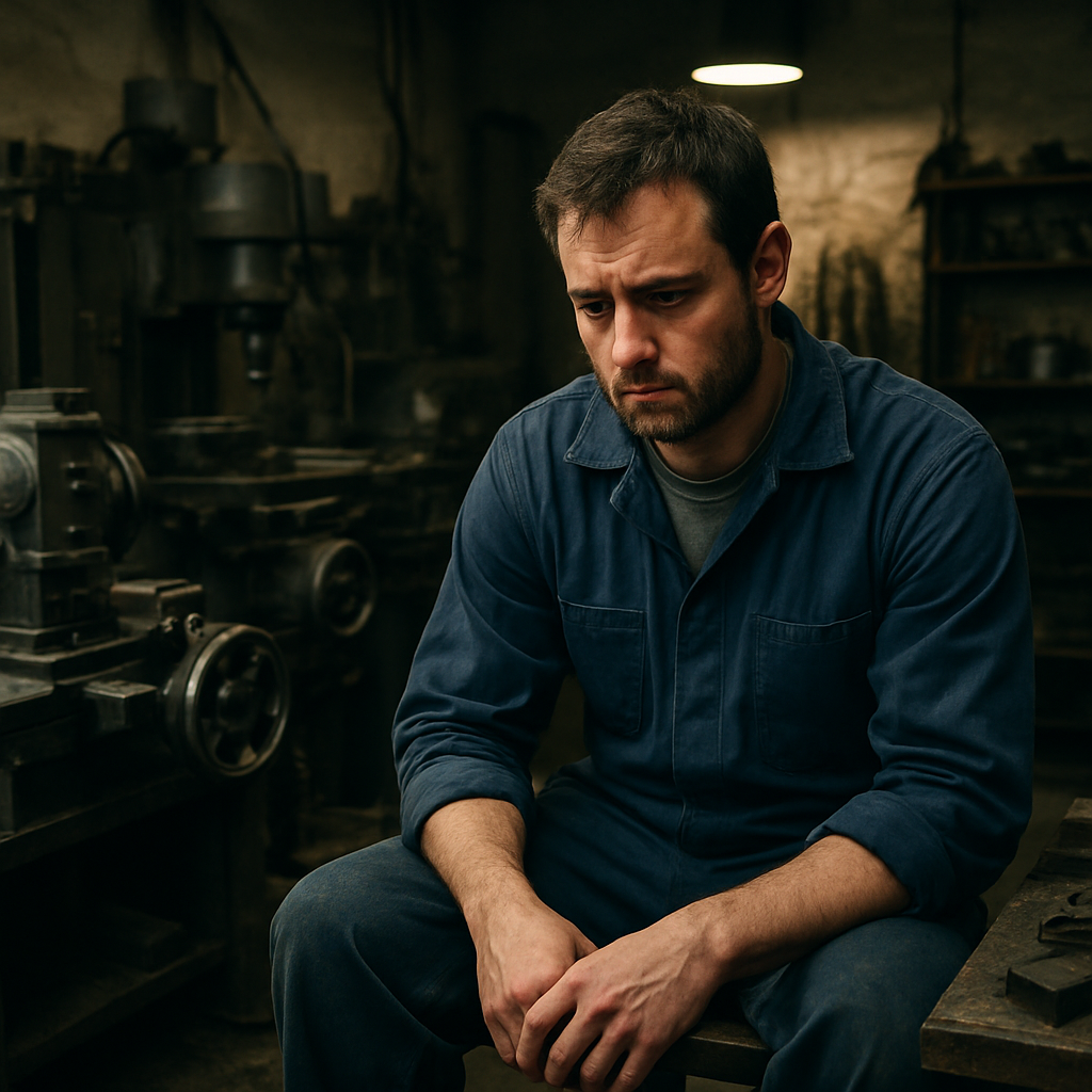 me alone in my shop
