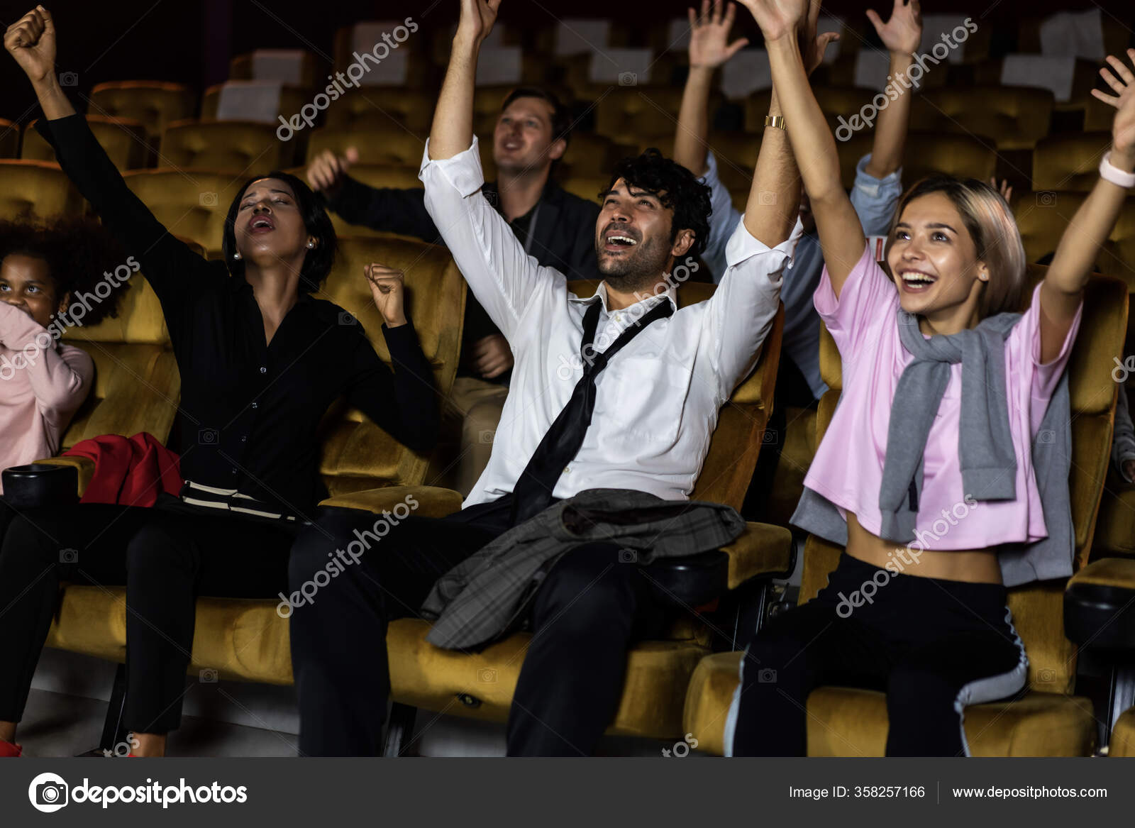Cinema student really happy